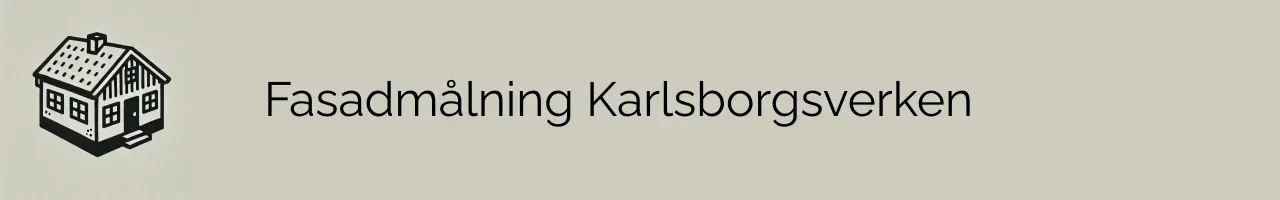 Fasadmålning Karlsborgsverken