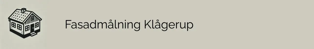 Fasadmålning Klågerup