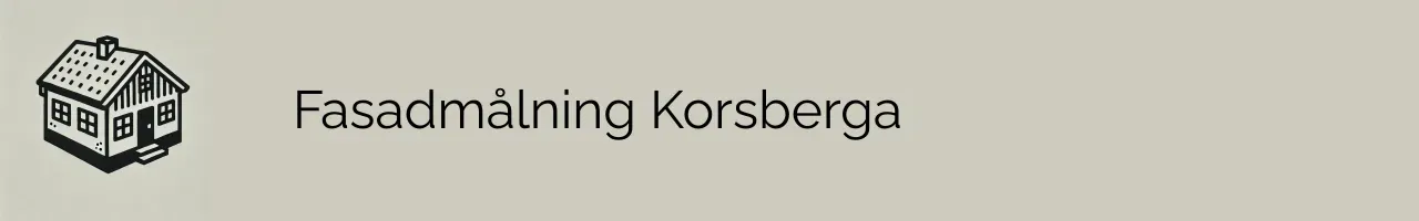 Fasadmålning Korsberga