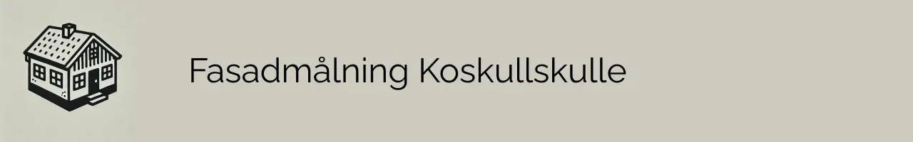 Fasadmålning Koskullskulle