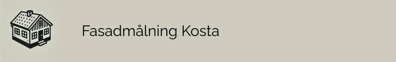 Fasadmålning Kosta