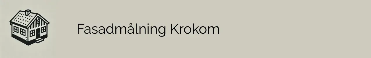 Fasadmålning Krokom