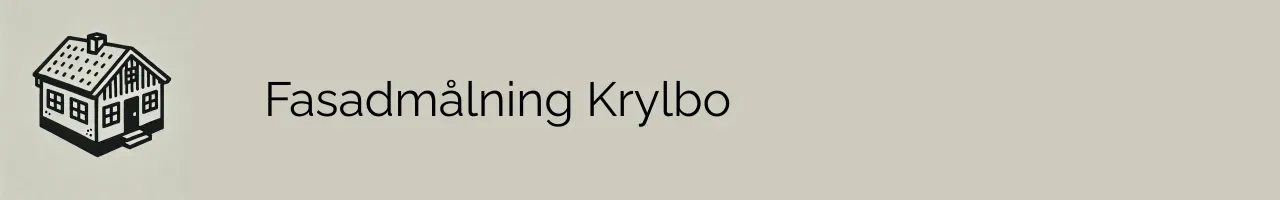 Fasadmålning Krylbo