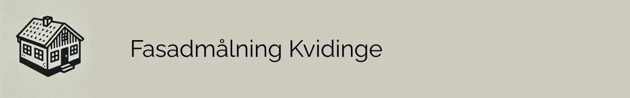 Fasadmålning Kvidinge