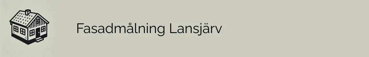 Fasadmålning Lansjärv