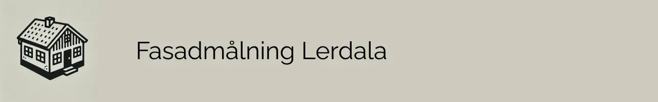 Fasadmålning Lerdala