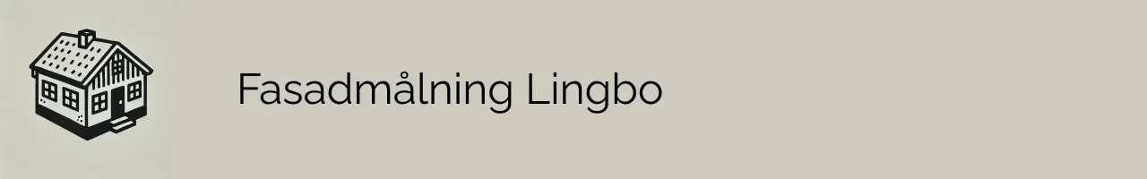 Fasadmålning Lingbo