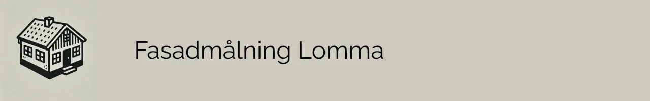 Fasadmålning Lomma