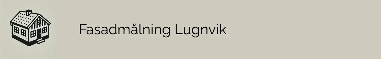 Fasadmålning Lugnvik