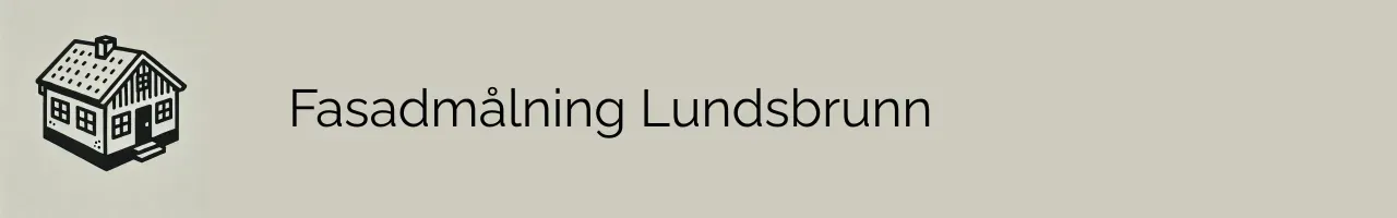 Fasadmålning Lundsbrunn