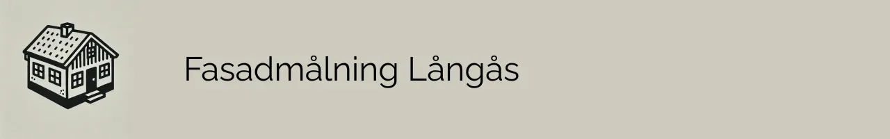 Fasadmålning Långås