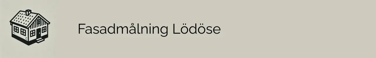 Fasadmålning Lödöse