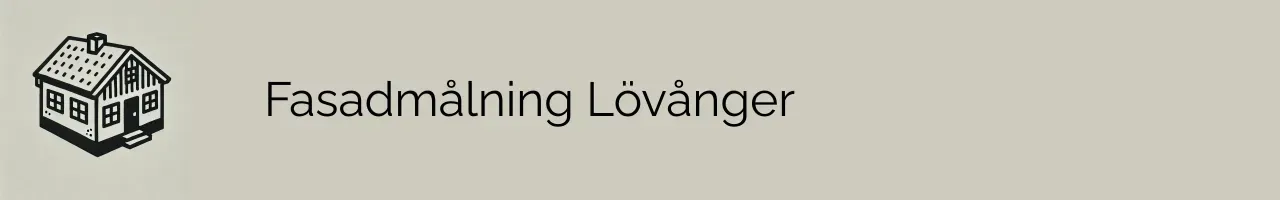 Fasadmålning Lövånger