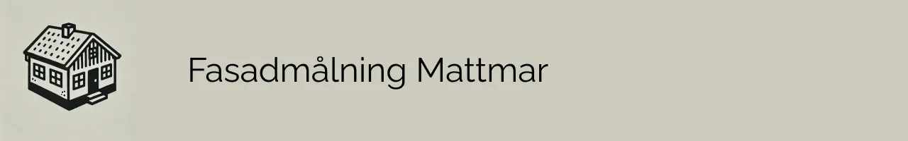 Fasadmålning Mattmar