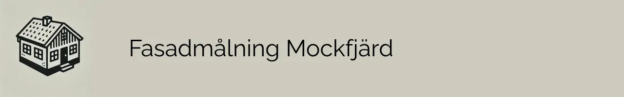 Fasadmålning Mockfjärd