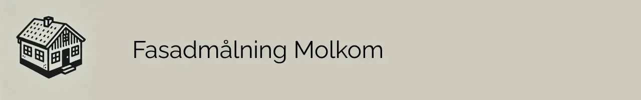 Fasadmålning Molkom