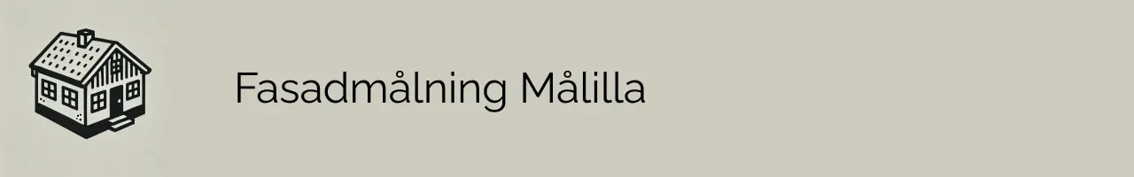 Fasadmålning Målilla