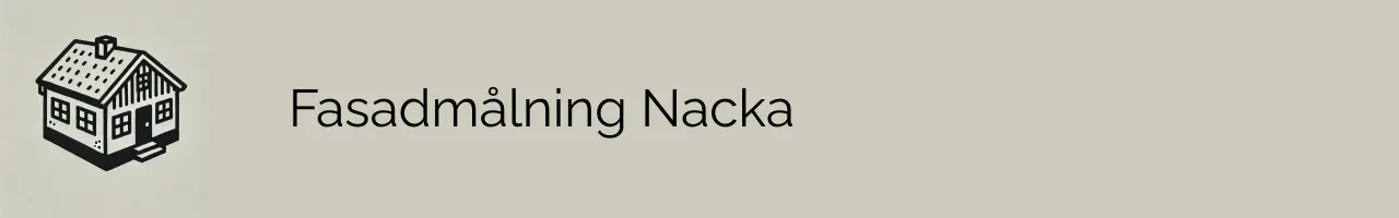 Fasadmålning Nacka