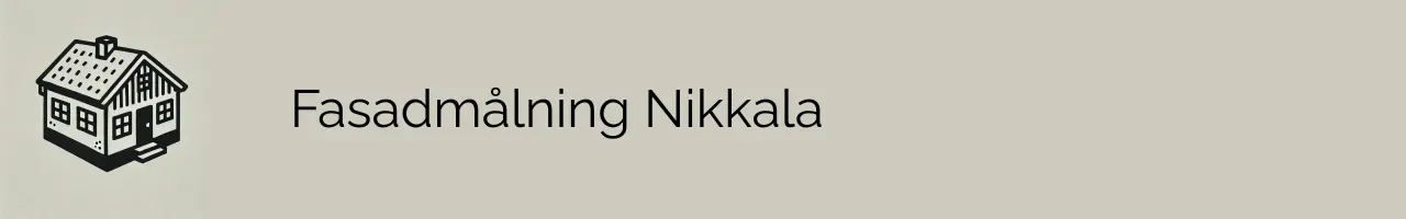 Fasadmålning Nikkala