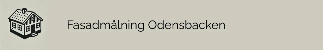 Fasadmålning Odensbacken