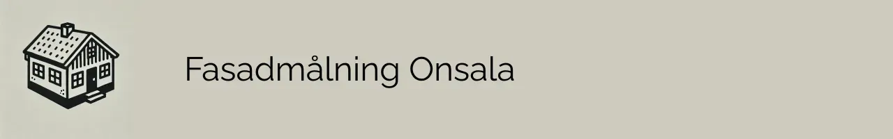 Fasadmålning Onsala