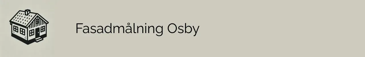 Fasadmålning Osby