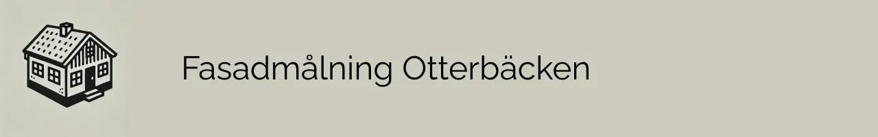 Fasadmålning Otterbäcken