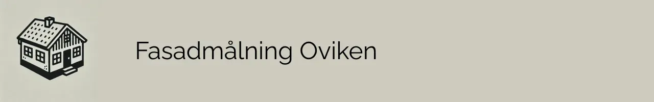 Fasadmålning Oviken