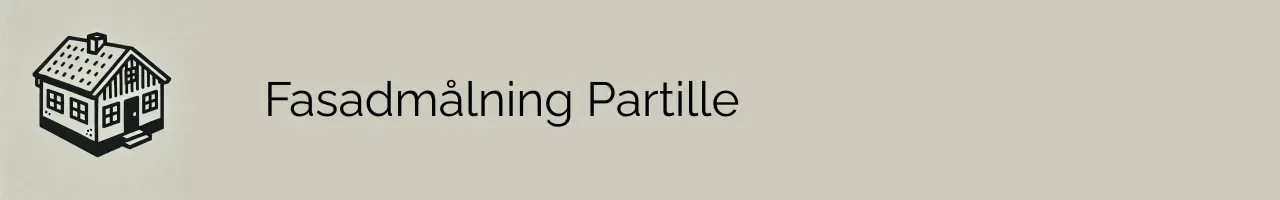 Fasadmålning Partille