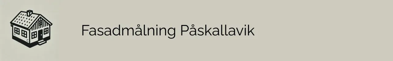 Fasadmålning Påskallavik