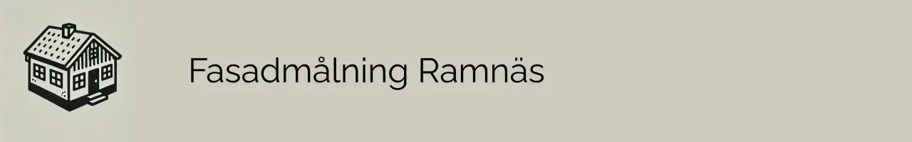 Fasadmålning Ramnäs