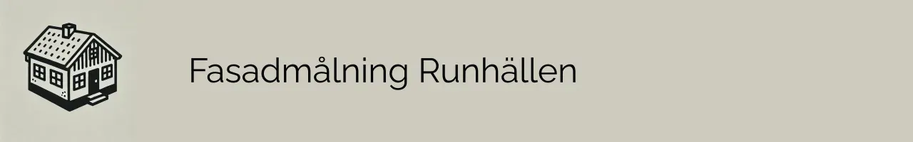 Fasadmålning Runhällen