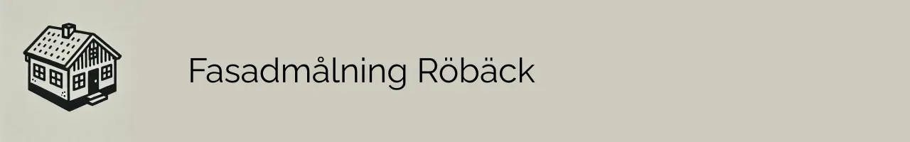 Fasadmålning Röbäck