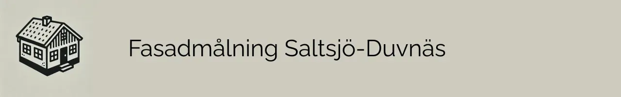 Fasadmålning Saltsjö-Duvnäs