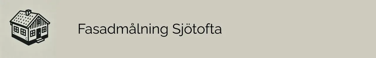 Fasadmålning Sjötofta