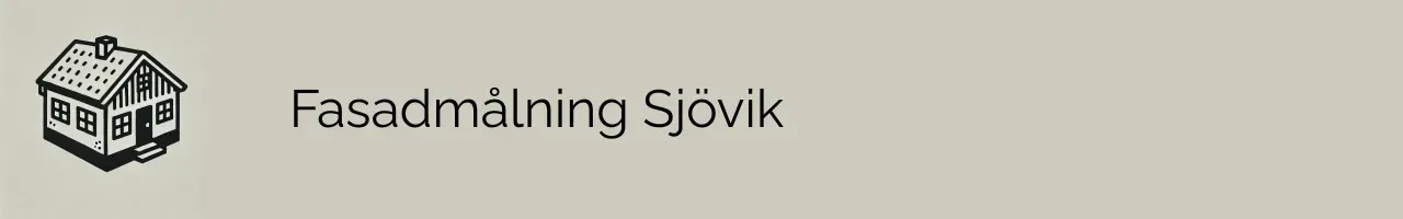 Fasadmålning Sjövik