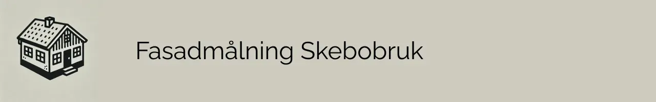 Fasadmålning Skebobruk