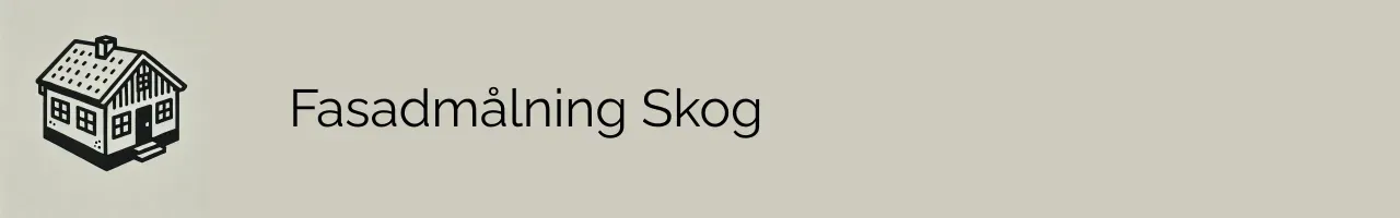 Fasadmålning Skog