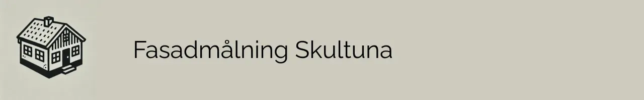 Fasadmålning Skultuna