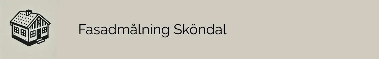 Fasadmålning Sköndal