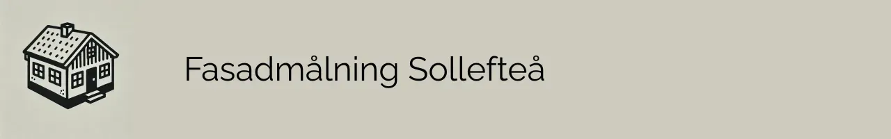 Fasadmålning Sollefteå