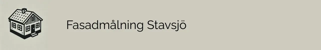 Fasadmålning Stavsjö