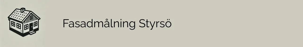 Fasadmålning Styrsö