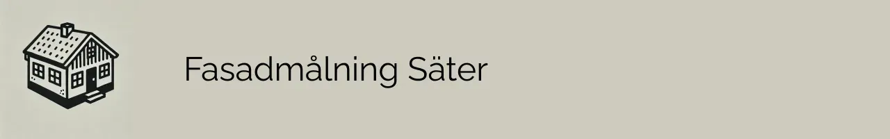 Fasadmålning Säter