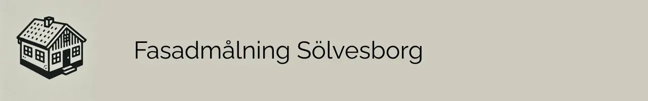 Fasadmålning Sölvesborg