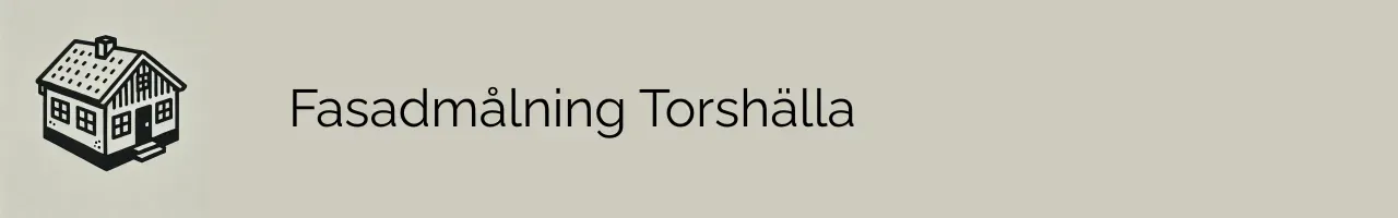 Fasadmålning Torshälla