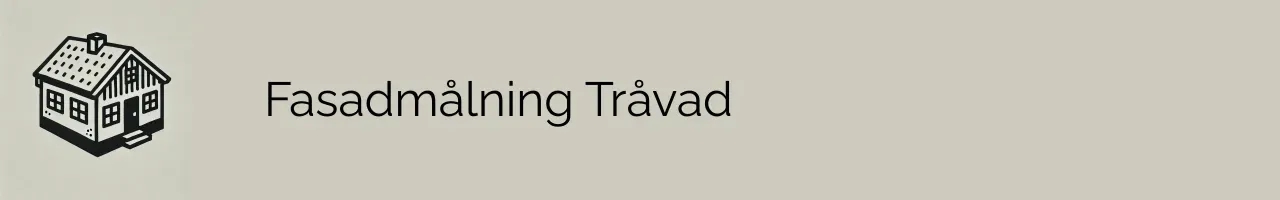 Fasadmålning Tråvad