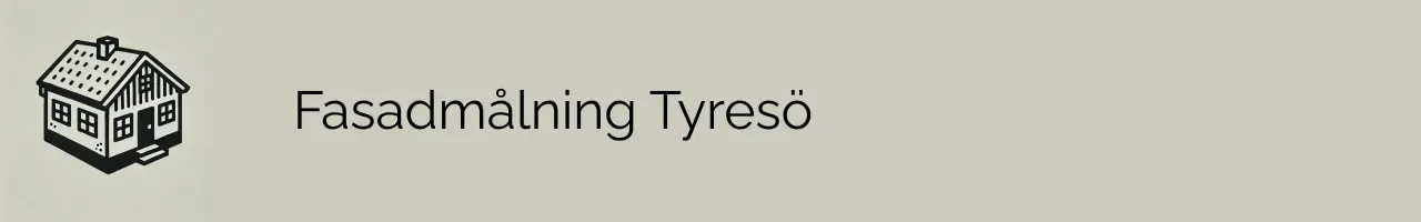 Fasadmålning Tyresö