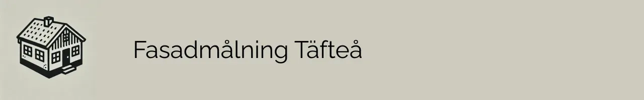 Fasadmålning Täfteå