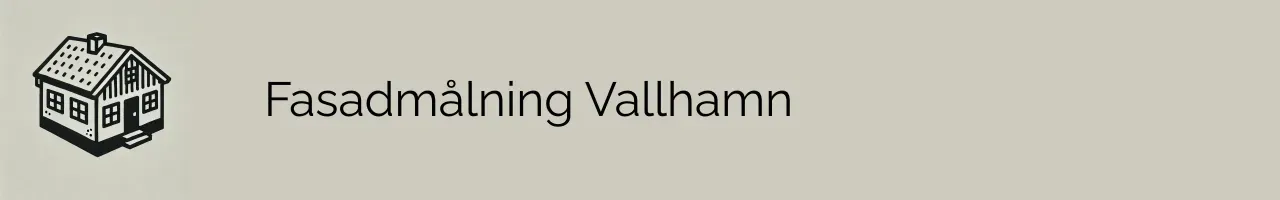 Fasadmålning Vallhamn